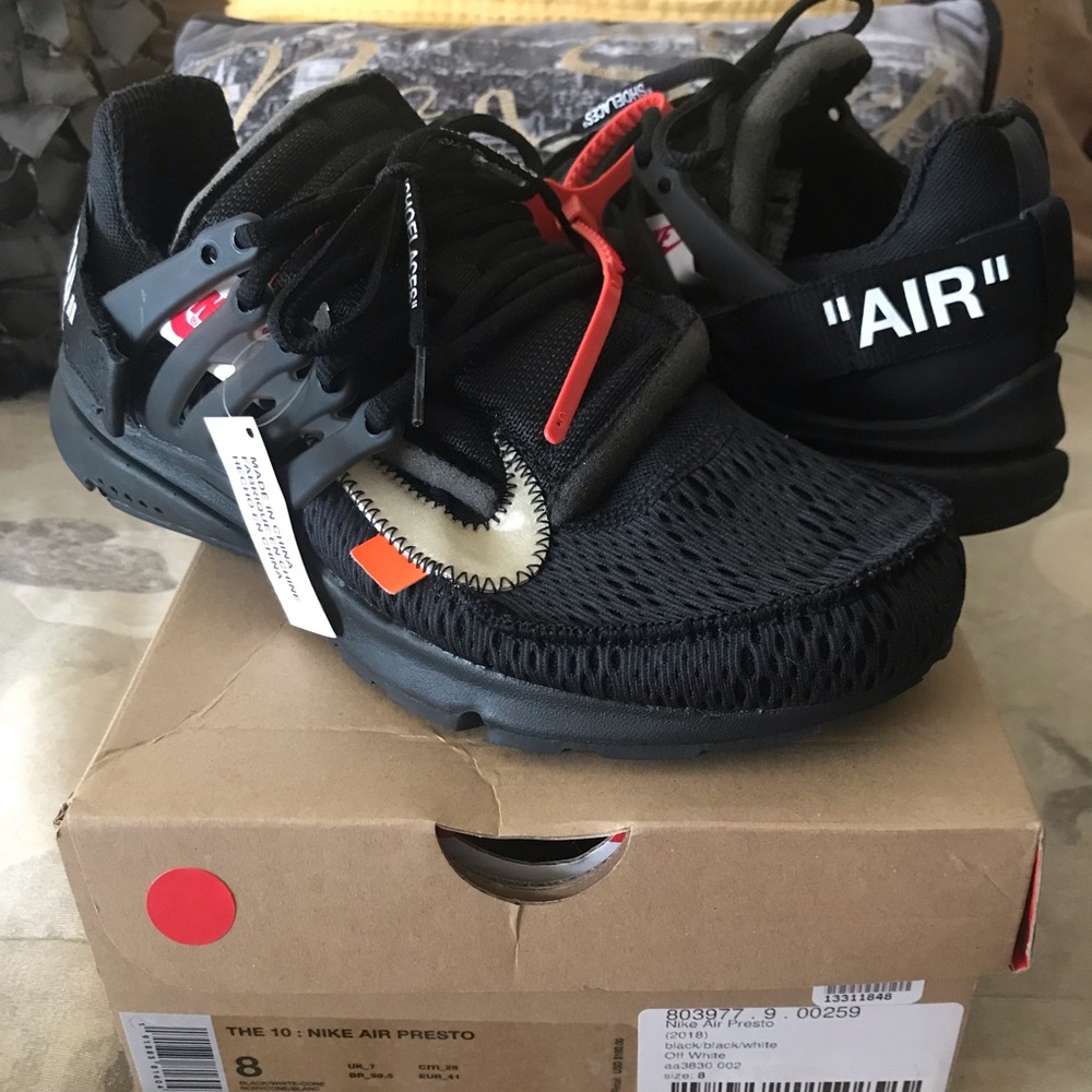 Nike Air Presto Off White (Black) Sneakers
